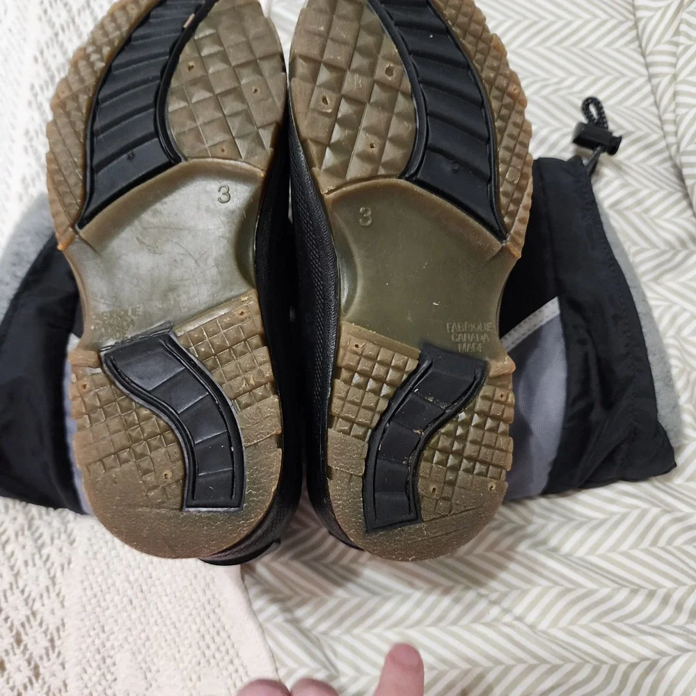 LL Bean Northwoods Kids Waterproof Winter Boots Size 3 Insulated Removable Liner